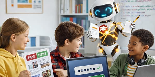 Kinder lernen Digital Skills